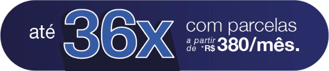 Seu sonho em até 36x